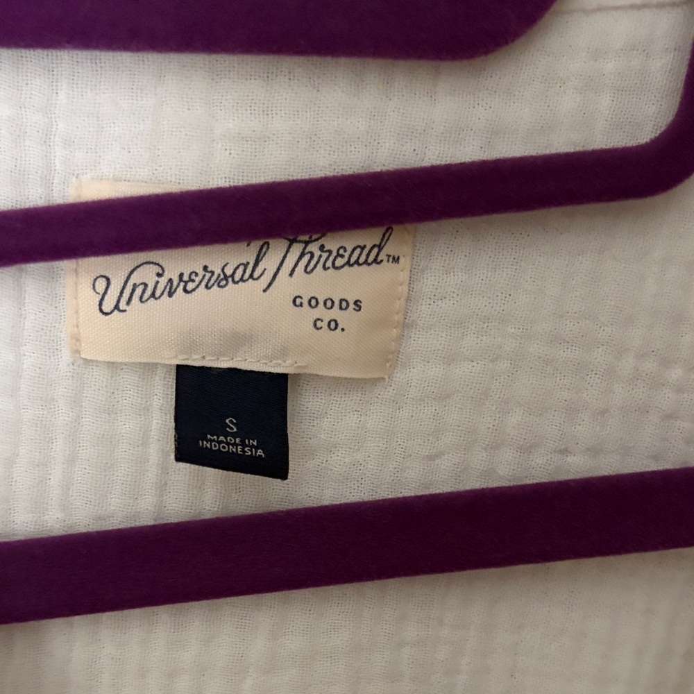 Universal Thread Cream Textured Blouse - Picture 2 of 3